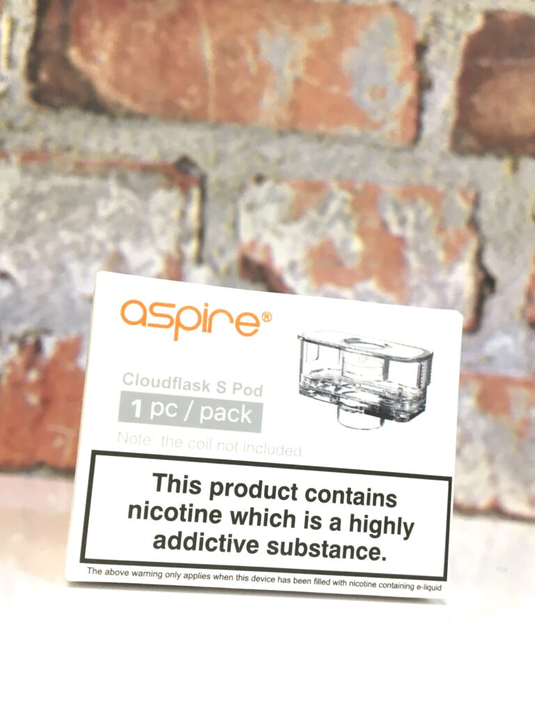 Aspire Cloudflask S Replacement Pod 2ml (No Coil)