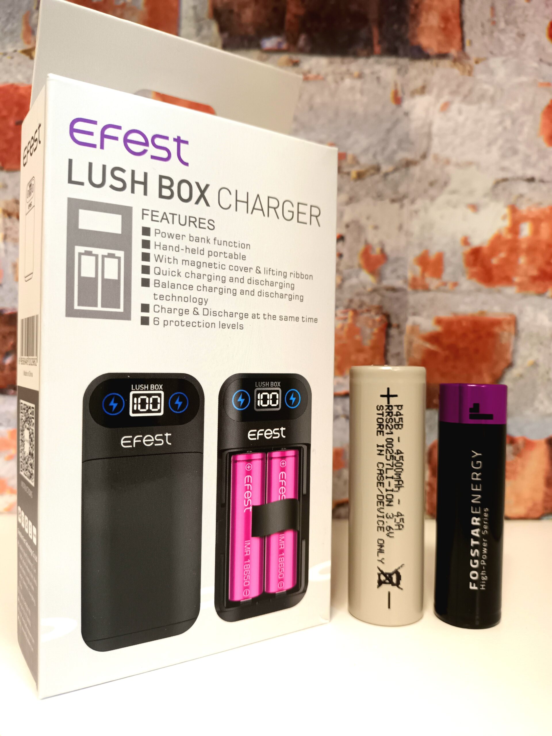 Efest Lush Box Charger and Power Bank