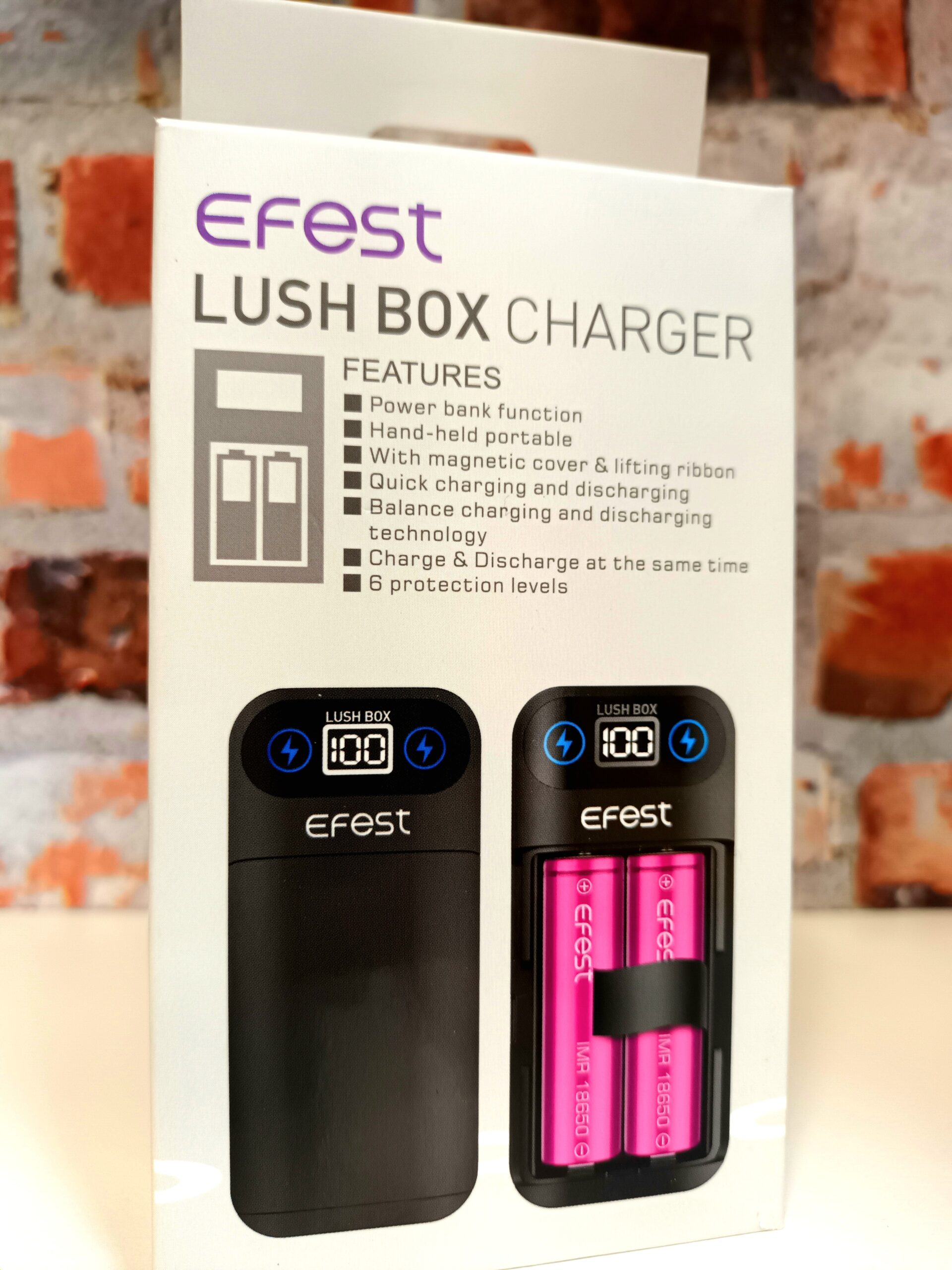 Efest Lush Box Charger and Power Bank - Image 2